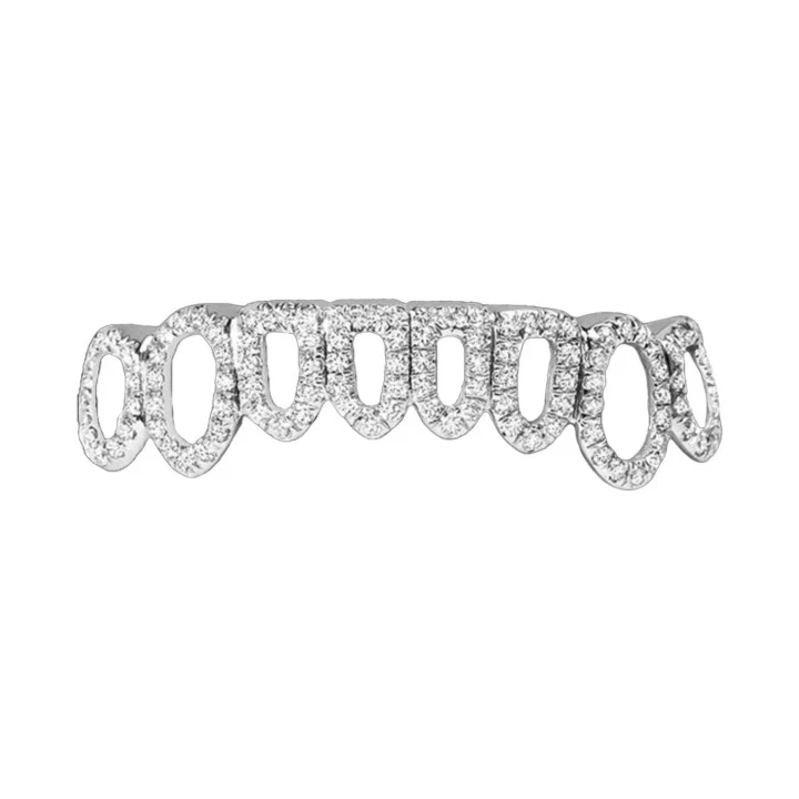 Diamond Open Face Grillz Top or Bottom - Image 5