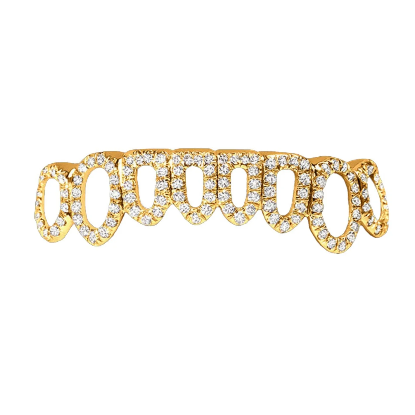 Diamond Open Face Grillz Top or Bottom - Image 6