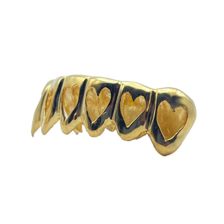 Heart Window Grillz Top or Bottom - Image 3